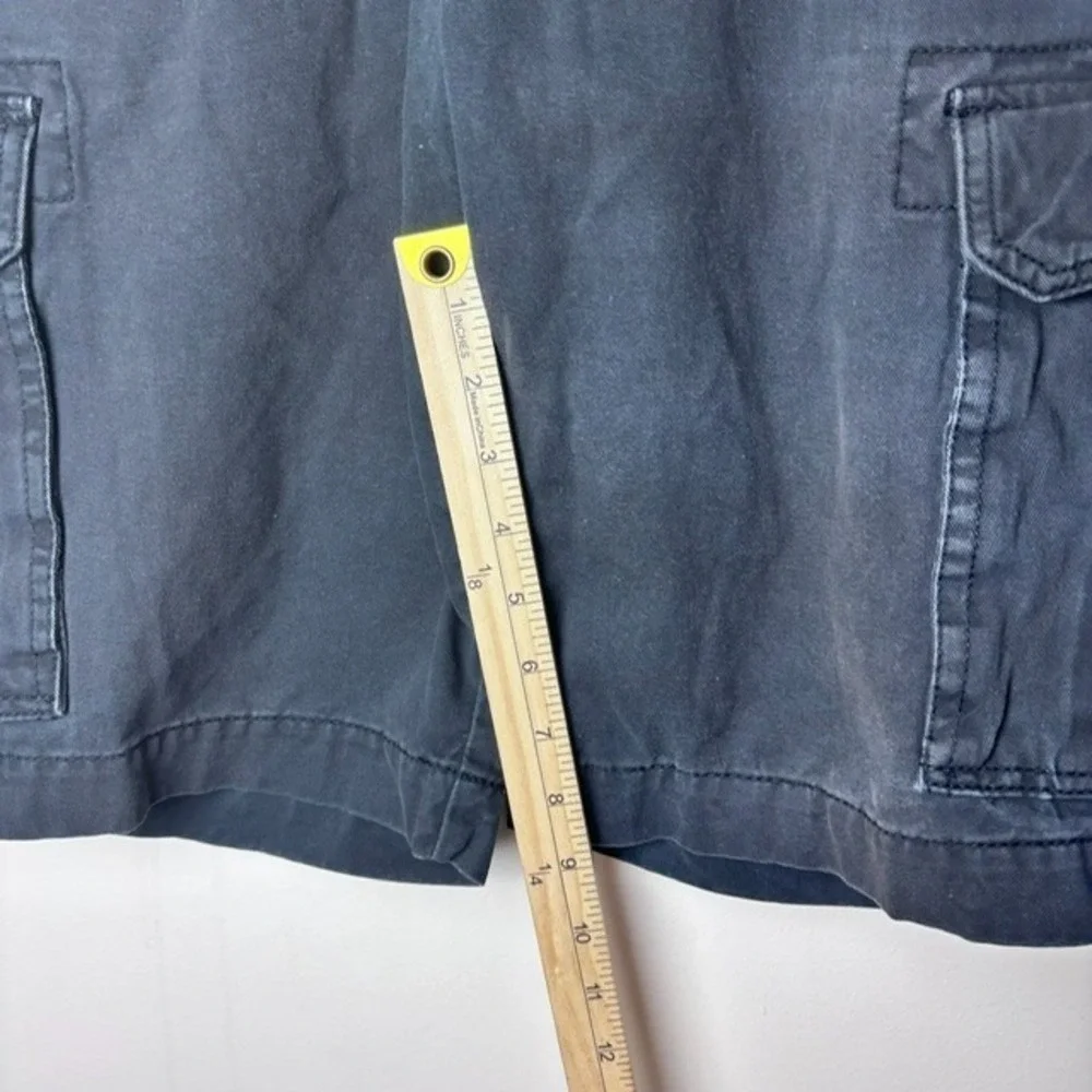 Mens 34 Roebuck And Co. Cargo Shorts Navy Blue Denim‎ Regular Streetwear Outdoor